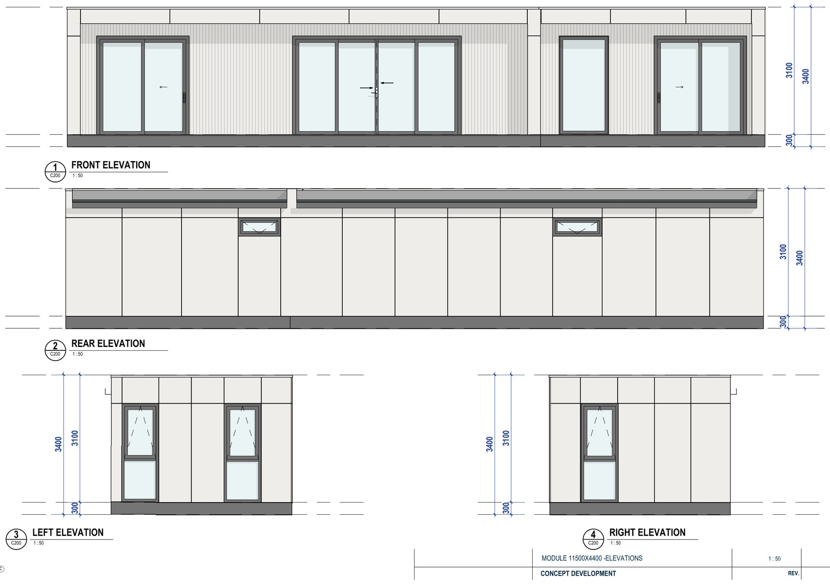 The Classic - Elevations · Master Modular Homes & Granny Flat